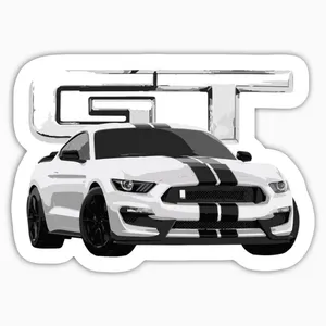 استیکر لپ تاپ بووم طرح ماشین مدل Mustang GT bw کد KT51
