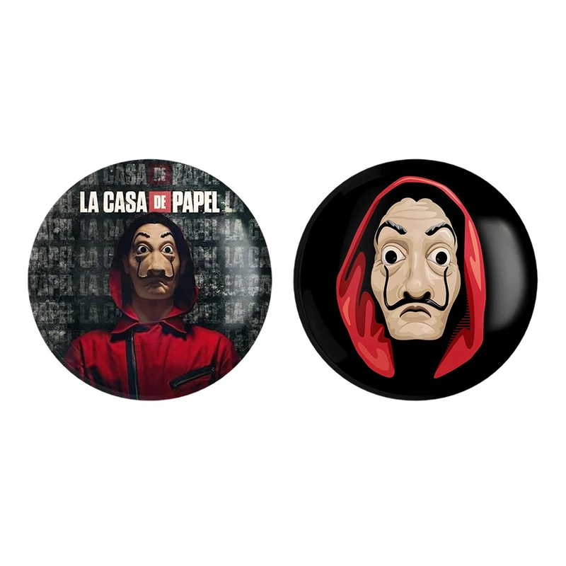 مگنت خندالو طرح سریال Money Heist کد 32353239 مجموعه 2 عددی