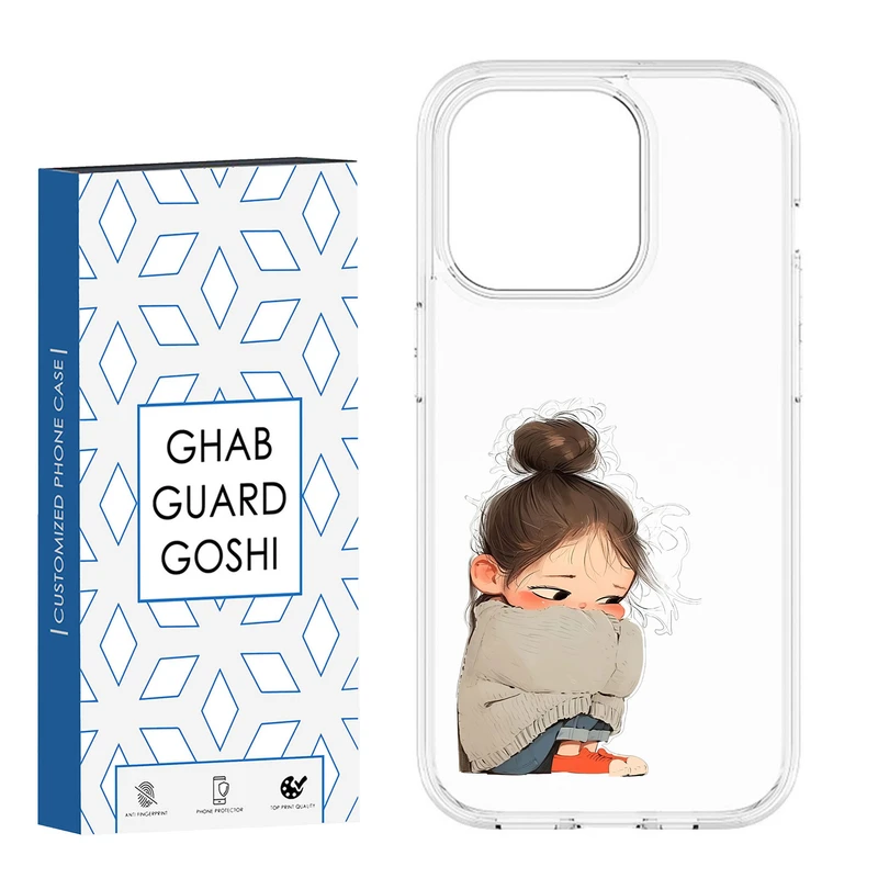 کاور قاب گارد گوشی طرح دختر ملوس کد CL-13 مناسب برای گوشی موبایل اپل IPHONE 11 