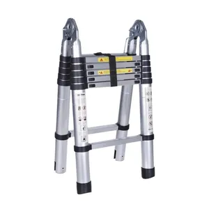 نردبان 12 پله تلسکوپی مدل  دو طرفه