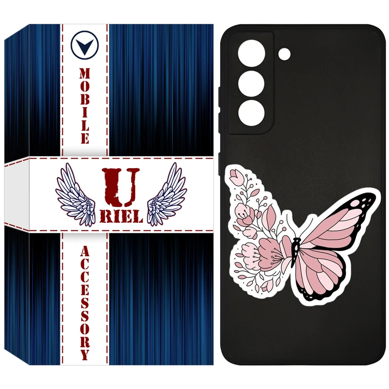 کاور یوریل مدل KSH کد 98 طرح پروانه مناسب برای گوشی موبایل سامسونگ Galaxy S21 FE 5G