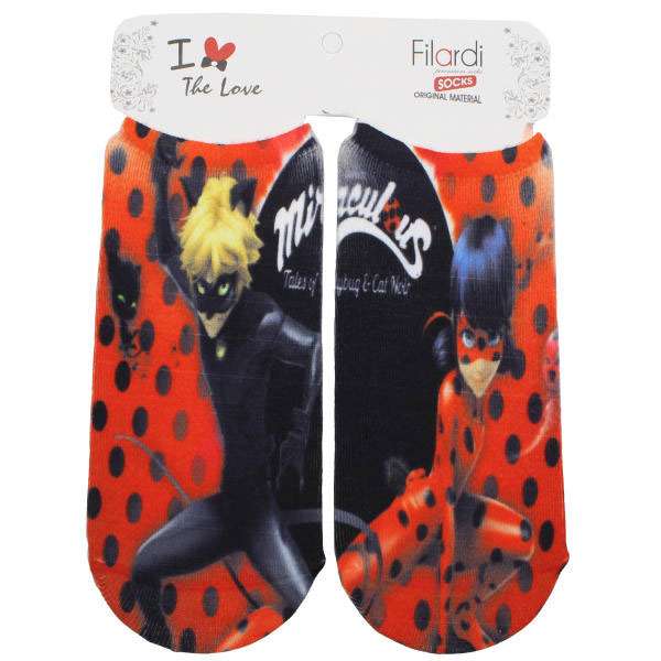 جوراب دخترانه مدل دختر و پسر کفشدوزکی کد 002-1