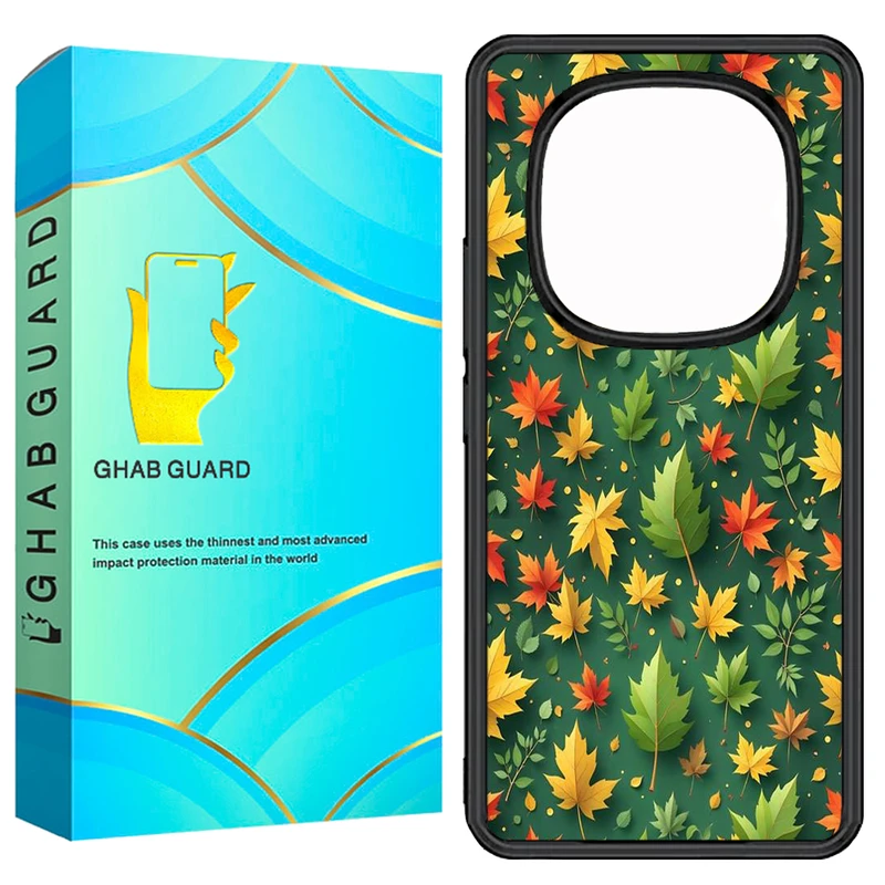 کاور قاب گارد طرح برگ پاییزی مدل GN14P مناسب برای گوشی موبایل شیائومی Redmi Note 14 Pro 5G / Note 14 Pro Plus 5G