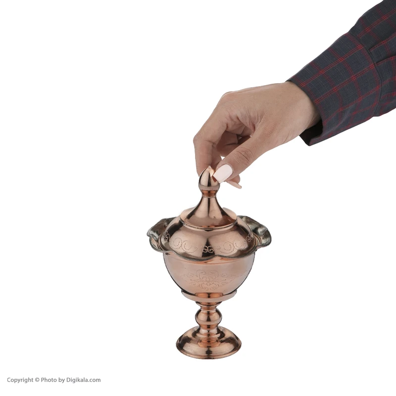 عکس شماره 3 : قندان مسی مس زنجان کد 6