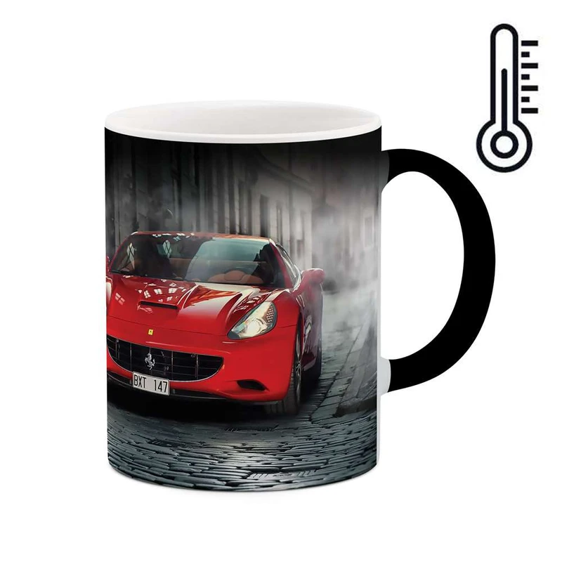 ماگ حرارتی کاکتی مدل ماشین فراری کد mgh10089