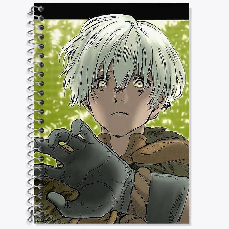 دفتر زبان 50 برگ خندالو مدل سه خط طرح فوشی انیمه به تو ای ابدی کد 15709