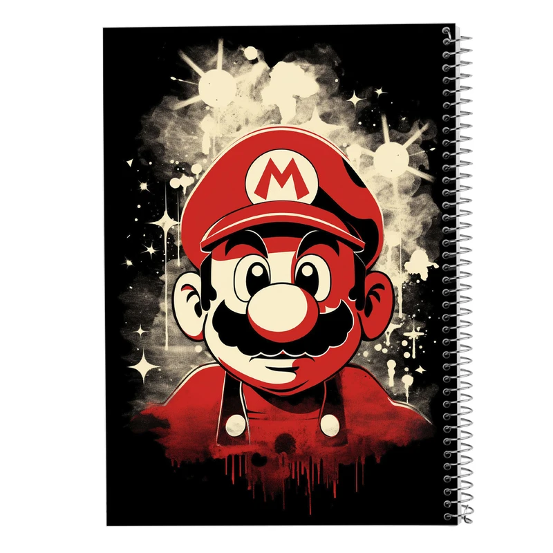 دفتر شطرنجی 50 برگ مدوپد مدل سوپرماریو super mario کد DF2912