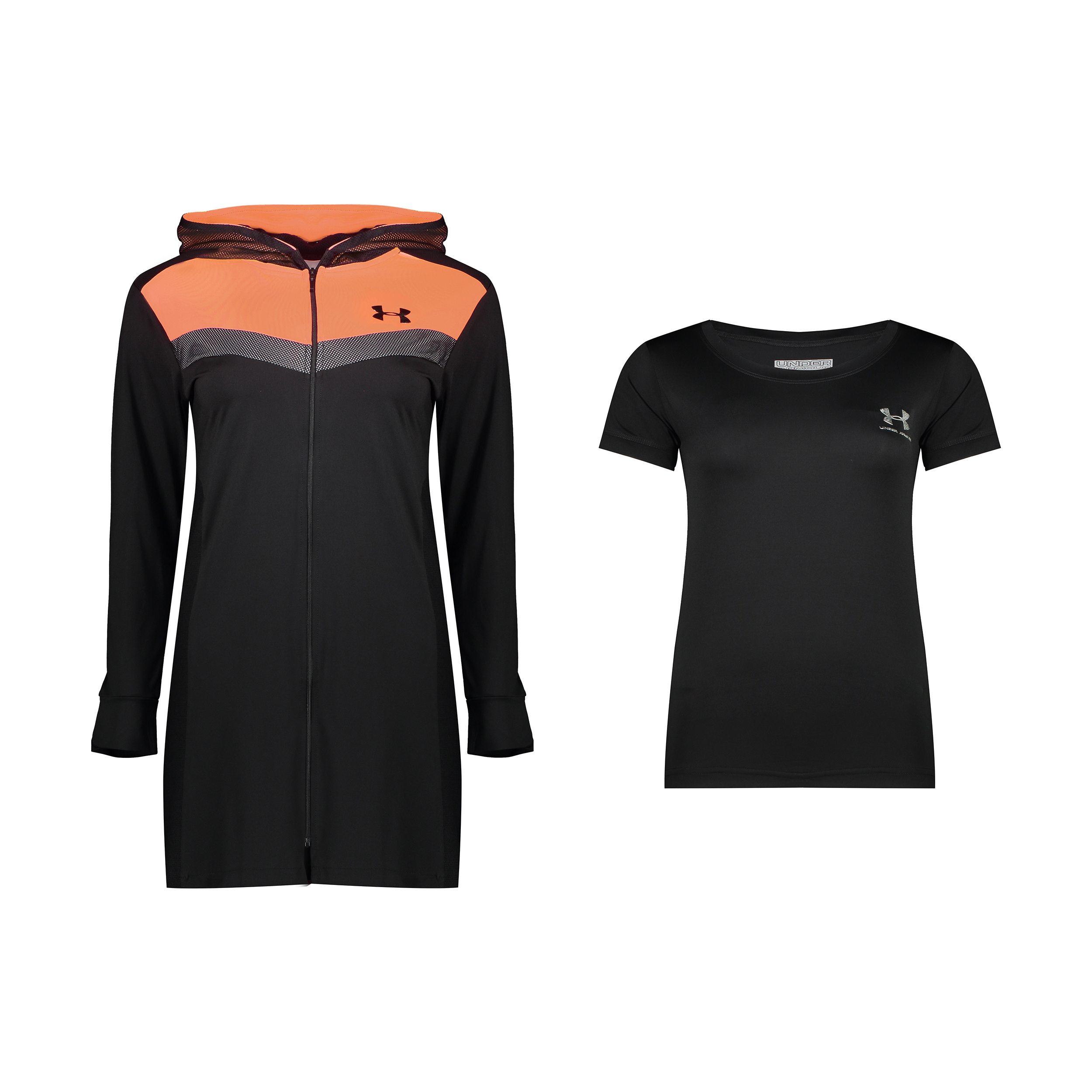 ست گرمکن و تی شرت ورزشی زنانه آندر آرمور کد TH4-0887