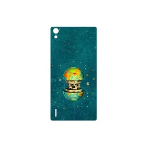 MAHOOT Collage of Earth Face Cover Sticker for Huawei Ascend P7