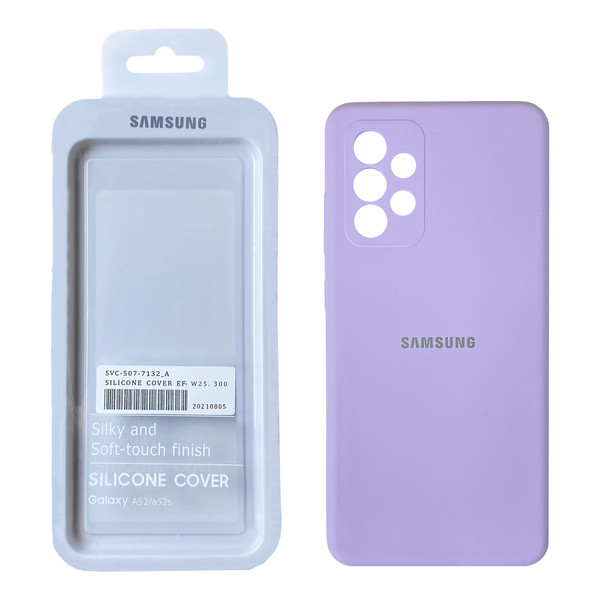 کاور  مدل سیلیکونی مناسب برای گوشی موبایل سامسونگ Galaxy A52S / A52