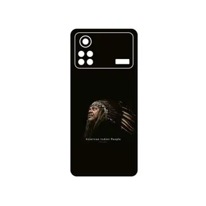 MAHOOT Portrait of an Indian Man Cover Sticker for Xiaomi Poco X4 Pro 5G