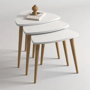  میز عسلی مدل  moslse.ss مجموعه 3 عددی