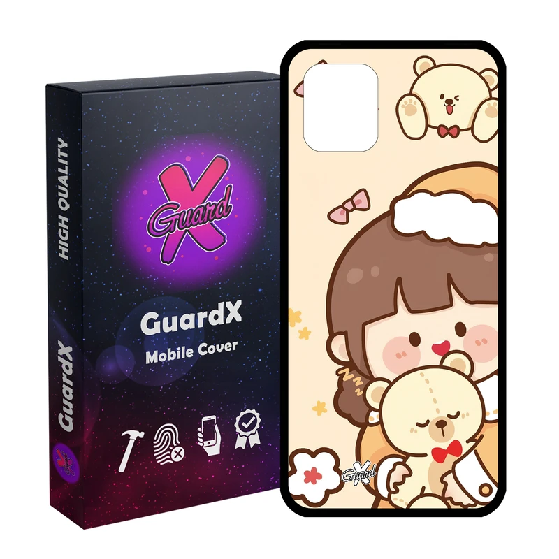 کاور گارد ایکس طرح Girl مدل Glass10524 مناسب برای گوشی موبایل سامسونگ Galaxy Note 10 Lite / A81