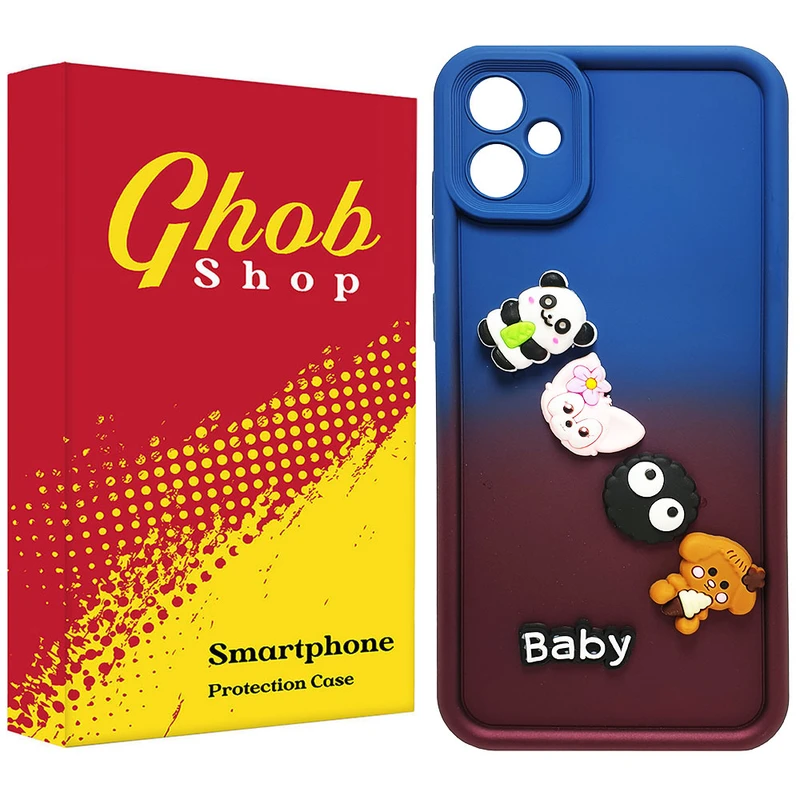 کاور قاب شاپ مدل سولید عروسکی طرح Baby مناسب برای گوشی موبایل سامسونگ Galaxy A05 / A05 5G