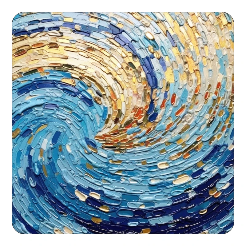 مگنت کاکتی طرح نقاشی رنگ روغن مدل mp70523