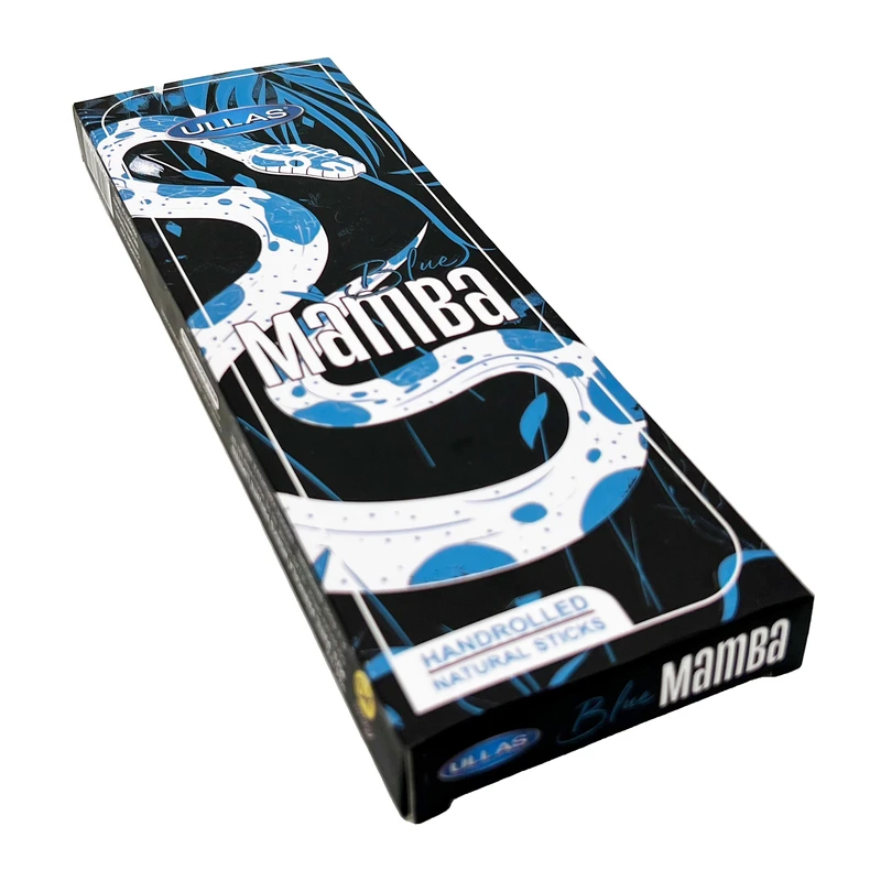 عود دست ساز الاس مدل ۰۱ رایحه Blue Mamba بسته ۲۰ عددی