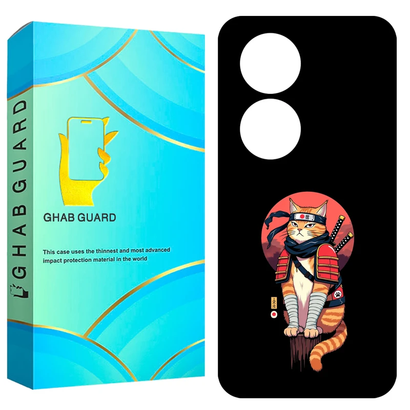 کاور قاب گارد طرح گربه مدل GX7B20 مناسب برای گوشی موبایل آنر X7b 4G / X7b 5G 
