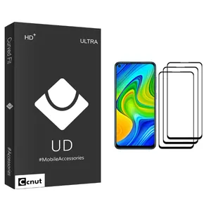 Coconut UD Black Screen Protector For Xiaomi Redmi Note 9 Pack Of 3