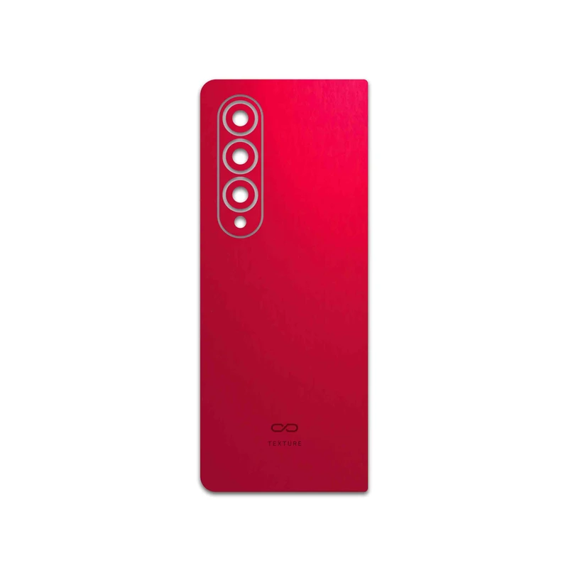 برچسب پوششی ماهوت مدل Matte-Warm-Red مناسب برای گوشی موبایل سامسونگ Galaxy Z Fold4