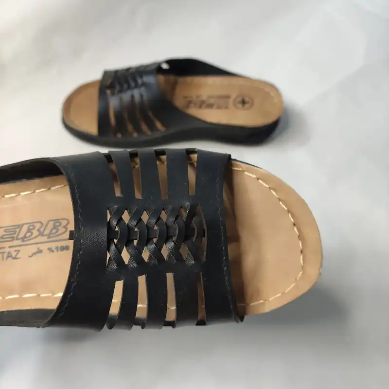 دمپایی زنانه مدل ممتاز طب بافت کد 05