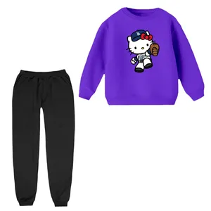 ست سویشرت و شلوار راحتی بچگانه مدل کیتی 