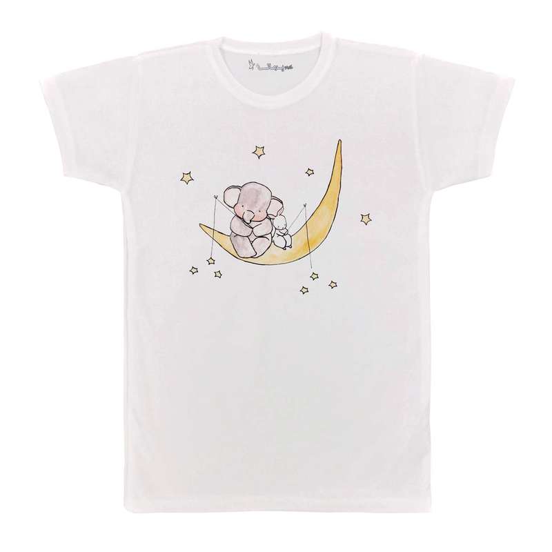 تی شرت بچگانه پرمانه طرح cute کد pmt.2259