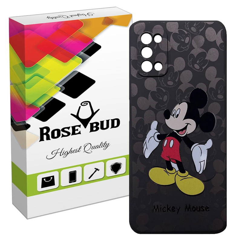 کاور رز باد طرح میکی موس مدل MRM7-056 مناسب برای گوشی موبایل سامسونگ Galaxy A03s