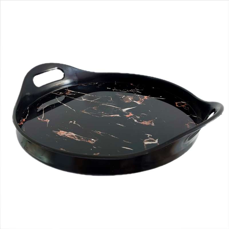سینی مدل دسته دار طرح Marble کد 01 سینی مدل دسته دار طرح Marble کد 01