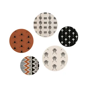 تابلو نقاشی اکریلیک مدل مینیمال کد 450 مجموعه 5 عددی