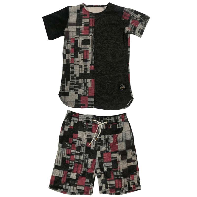 ست تی شرت و شلوارک مردانه موزا مدل 8965