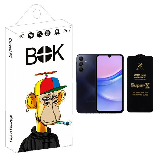 محافظ صفحه نمایش بوک مدل SuperX Touch مناسب برای گوشی موبایل سامسونگ GALAXY A15 4G / A15 5G / M15 5G / F15 5G