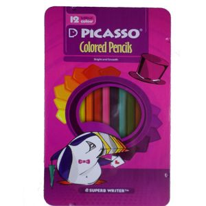 مداد رنگی 12 رنگ پیکاسو مدل Superb Writer