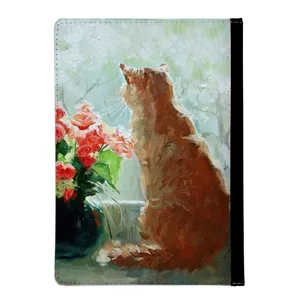 کلاسور مدل گربه و گلدان شمعدانی کد nc430