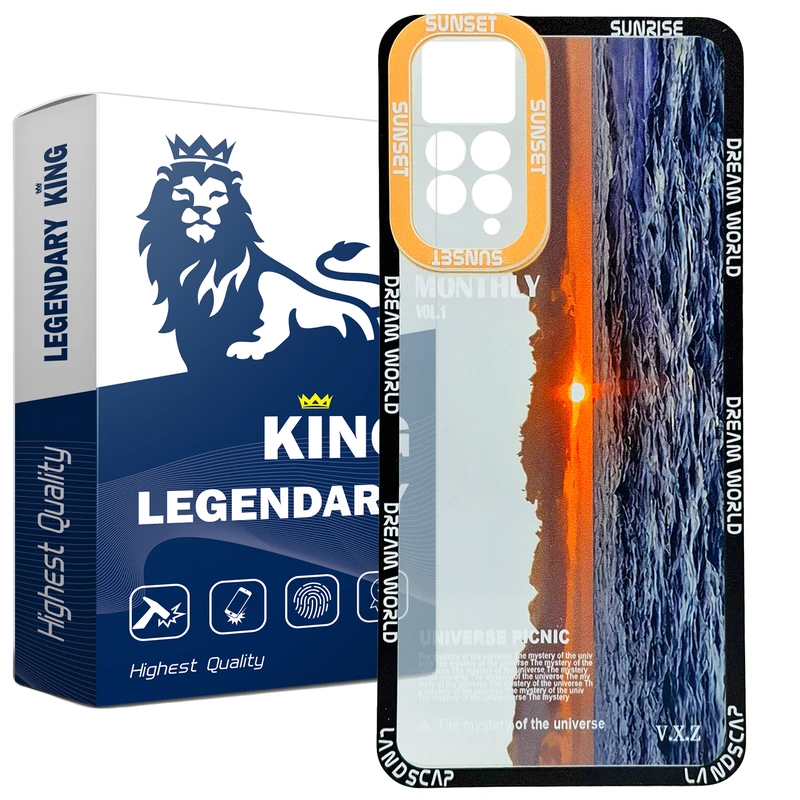 کاور لجندری کینگ مدل غروب مناسب برای گوشی موبایل شیائومی Redmi Note 11 Pro / Note 11 Pro Plus