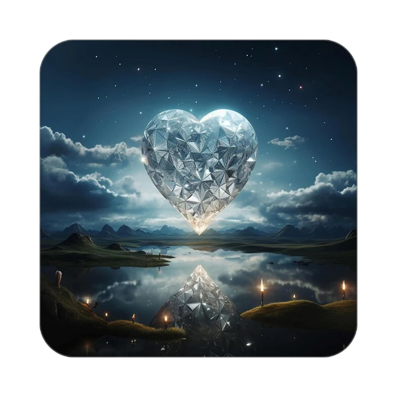 زیر لیوانی کاکتی مدل عاشقانه کد mp13579