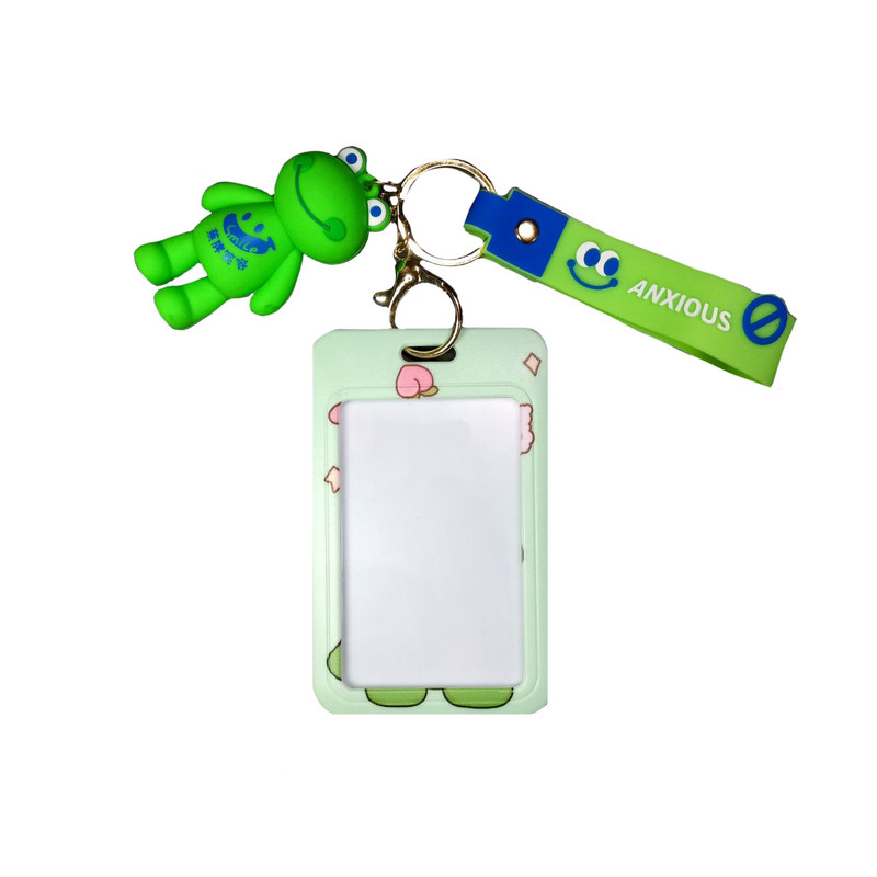 جاکلیدی دخترانه مدل قورباغه به همراه جاکارتی جاکلیدی دخترانه مدل قورباغه به همراه جاکارتی