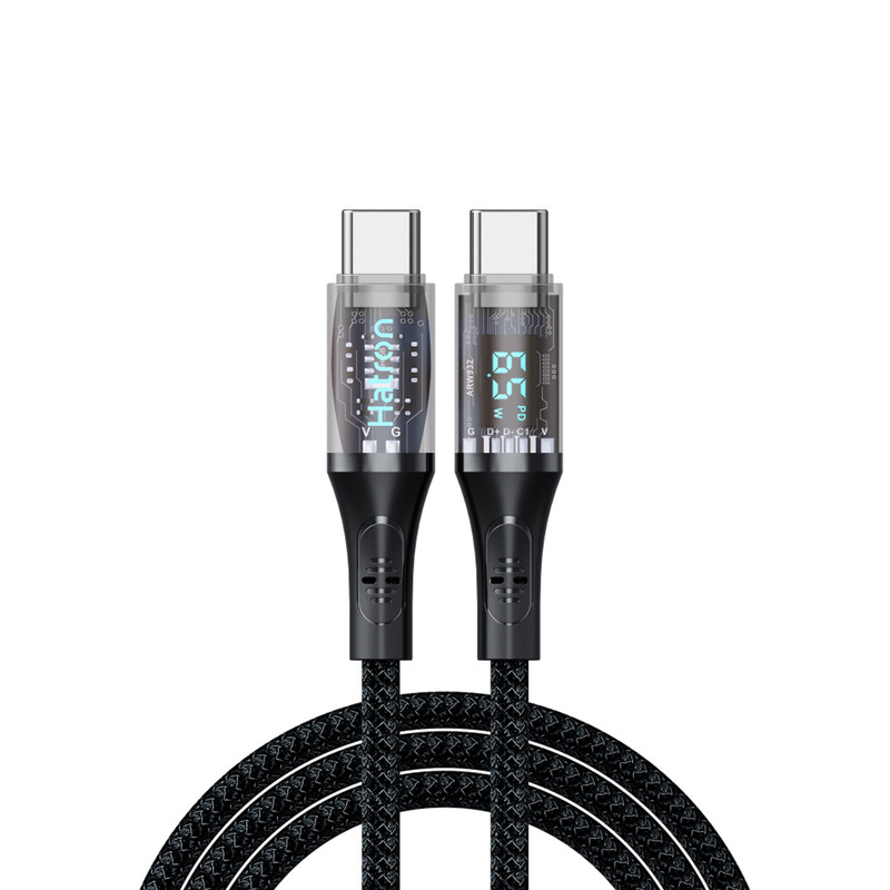 کابل تبدیل USB-C هترون مدل HC612DB طول 1 متر