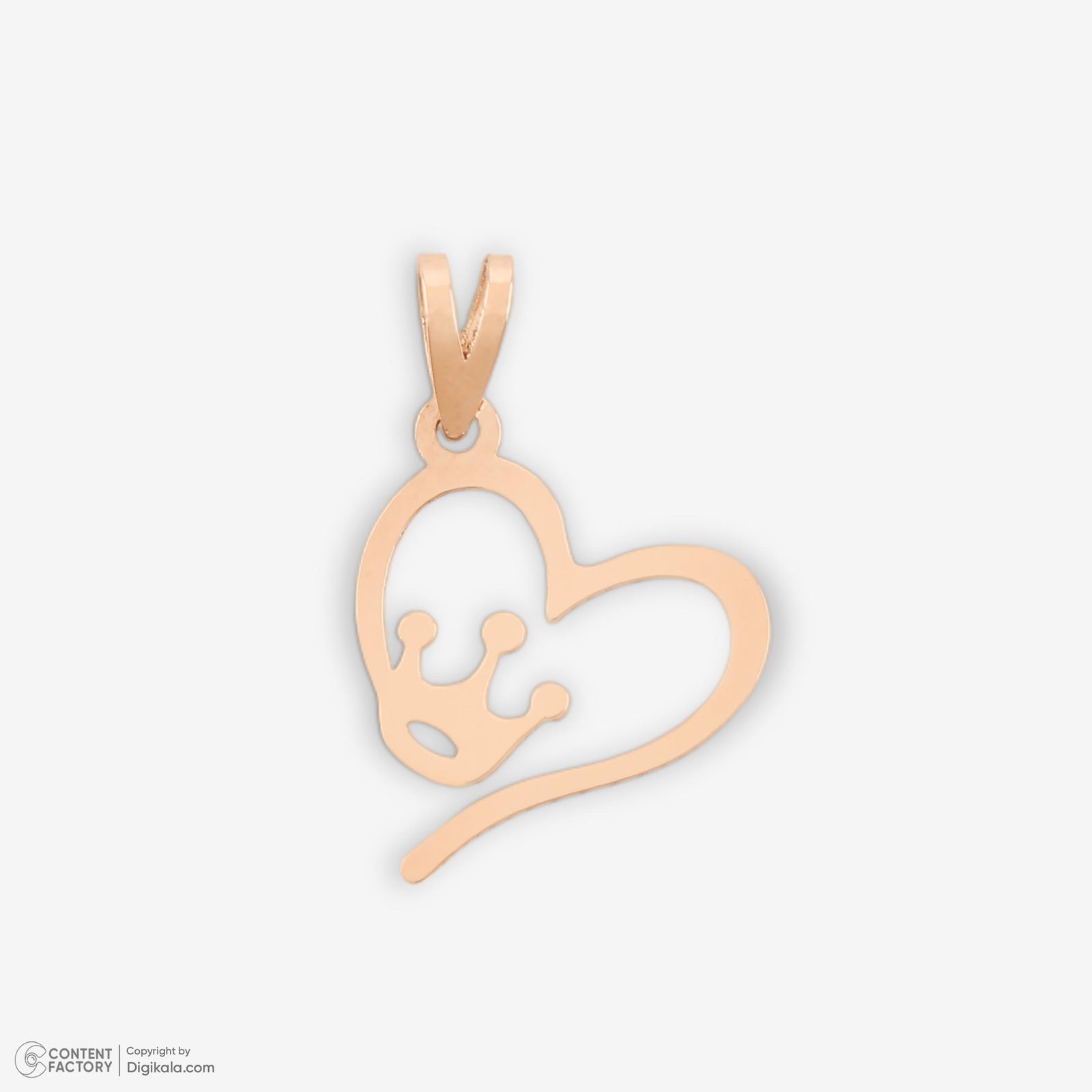 نیم ست طلا 18 عیار زنانه حافا گلد مدل تاج کد nim12 - - 3