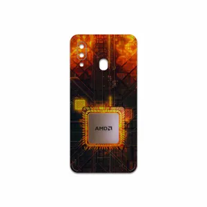 MAHOOT AMD Brand Cover Sticker for Samsung Galaxy A40
