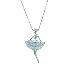 گردنبند زنانه سواروسکی مدل بالرین کد N4257