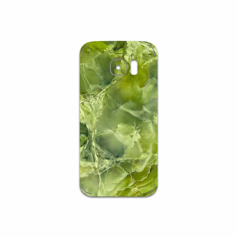 برچسب پوششی ماهوت مدل Green Crystal Marble مناسب برای گوشی موبایل سامسونگ Galaxy S7