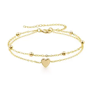 دستبند زنجیری زنانه مدل توپی