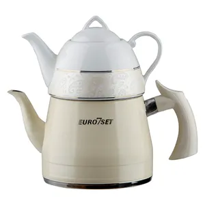 ست کتری و قوری یوروست مدل رنگی کد 2840 گنجایش کتری 3 لیتر گنجایش قوری 1 لیتر