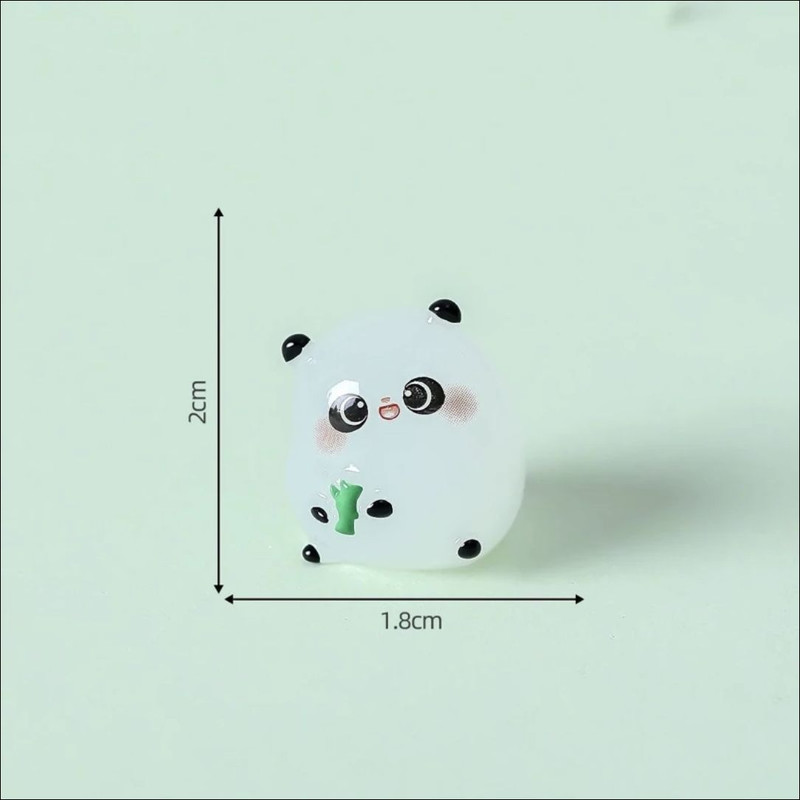 مجسمه مدل شب تاب طرح پاندا بسته ۶ عددی