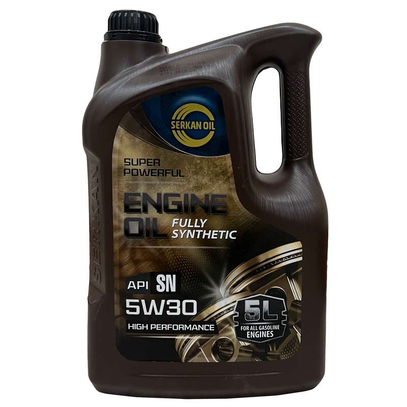 روغن موتور خودرو سرکان مدل SN-5W30 حجم 5 لیتر