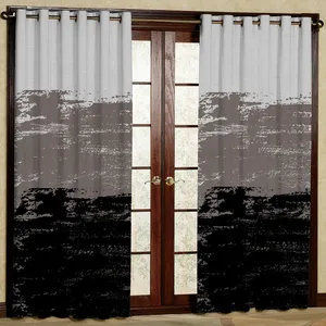 پرده مدل سه رنگ هازان پانچی کد 4179 سایز 140x200 سانتی متر