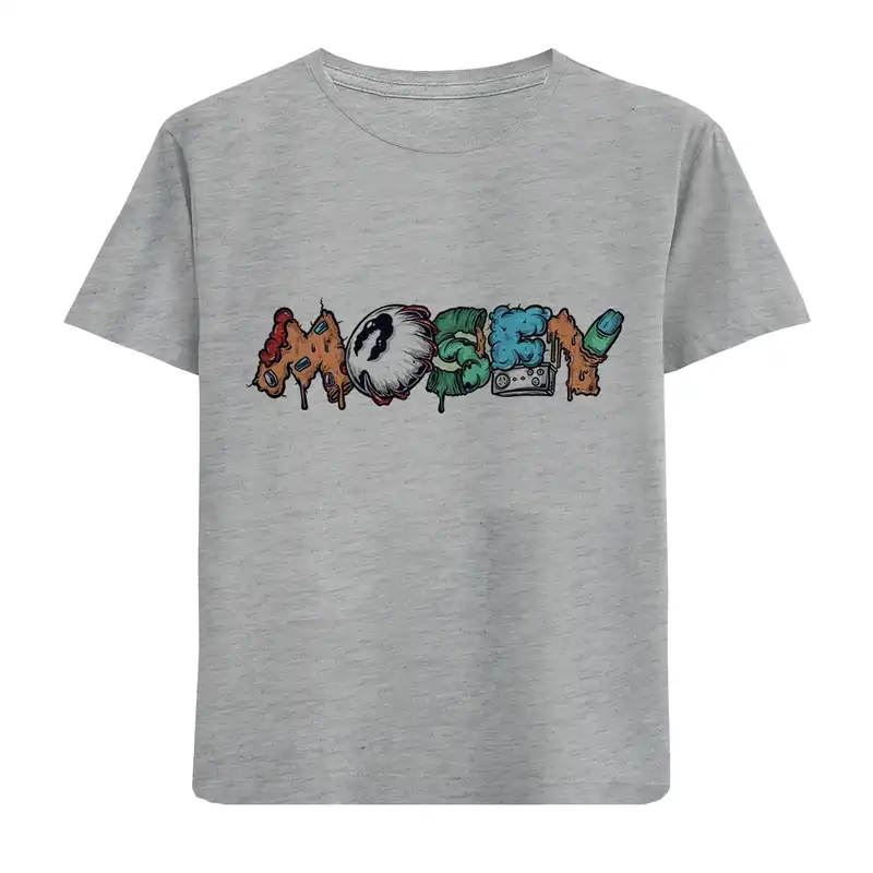 تی شرت آستین کوتاه بچگانه مدل تایپوگرافی D142