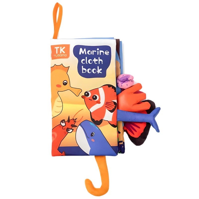 کتاب حمام کودک توماما کیدز مدل TM351-BP طرح حیوانات دریایی