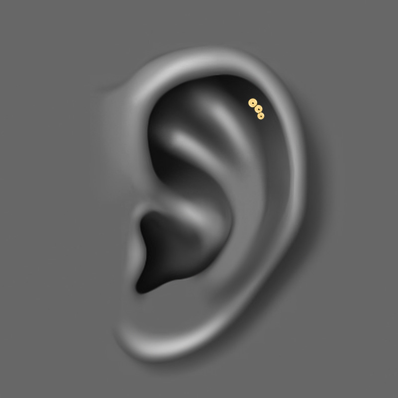 پیرسینگ گوش زنانه اقلیمه مدل HS285