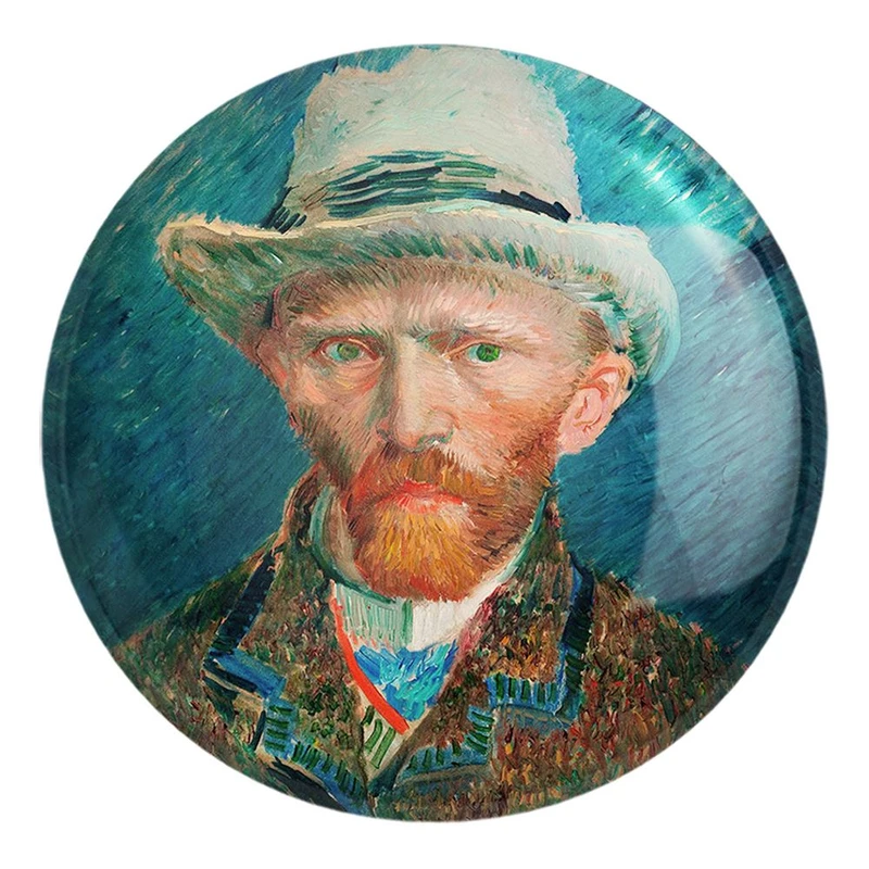 پیکسل خندالو طرح سلف پرتره ونگوگ کد 3727 مدل بزرگ